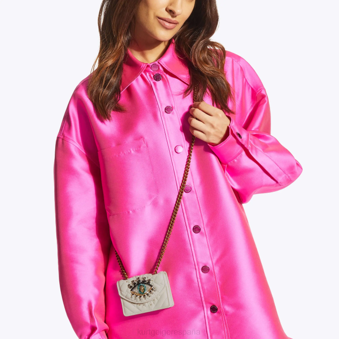 Kurt Geiger mujer micro ojo de kensington de londres 2LPR54 | bolsas hueso